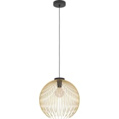 Eglo Venezuela Musta/Kulta pendant lamp