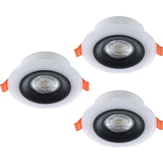 Eglo Calonge Musta/Valk recessed lights