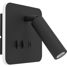 Wall lamp EGLO Fanzarotta 1 3W LED 3000K 230lm IP20 square black
