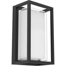 EGLO Genovese 10W LED CCT 1050lm IP65 musta/valkoinen ulkoseinävalaisin liiketunnistimella