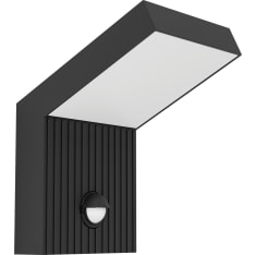 EGLO Grottazzolina 10W LED 3000K 1280lm IP65 musta ulkoseinävalaisin liiketunnistimella