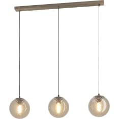 Eglo Rondo 2 20x96cm 3xE27 ruskea/tumma pronssi riippuvalaisin