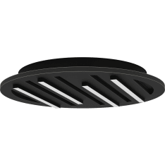 Eglo Pitrignani-z 38cm 4x5W LED ZIGBEE RGB 2700-6500K 4x500lm musta kattovalaisin