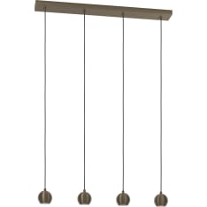 Eglo Bimeda 1 9x77cm 5xGU10 tumma pronssi riippuvalaisin