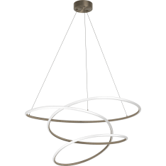 Eglo Racale 78cm 39W LED CCT 4000lm tumma pronssi riippuvalaisin