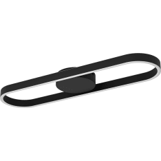 Eglo Amandolo 17,5x66,5cm 24W LED RGB 2700-6500K 2600lm musta kattovalaisin