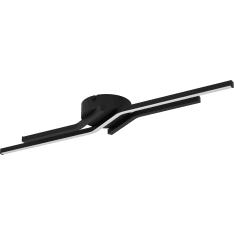 Eglo Amandolo 1 15,5x68,5cm 24W LED RGB 2700-6500K 2600lm musta kattovalaisin