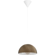 Eglo Gaetano 2 30cm E27 pronssi/valkoinen riippuvalaisin