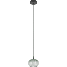 Eglo Alamito 20cm 5,3W LED CCT 530lm musta/vihreä riippuvalaisin