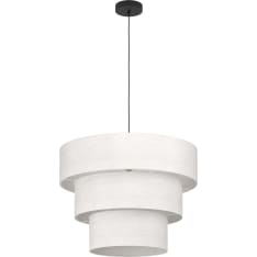 Eglo Parogno 50cm E27 valkoinen/musta riippuvalaisin