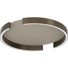 Eglo Copertino 45cm 23W LED CCT 2700lm hiekka/tumma kupari kattovalaisin