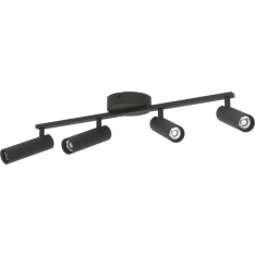 Eglo Valproto 4x5W LED 2700/4000/6500K 600lm musta kattospottivalaisin