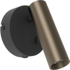 Eglo Valproto 5W LED 2700/4000/6500K 500lm tumma pronssi/musta seinäspottivalaisin