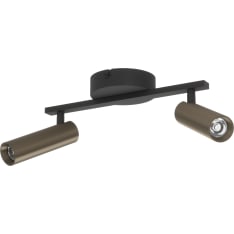 Eglo Valproto 2x5W LED 2700/4000/6500K 600lm tumma pronssi/musta kattospottivalaisin