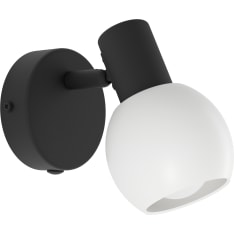 Eglo Castellazo E14 musta/valkoinen seinävalaisin