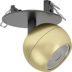 Eglo Mengibar sphere LED 450lm kulta/musta spottivalaisin