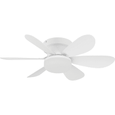 Eglo CLOVELY LED CCT white fan luminaire