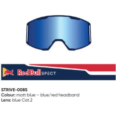 Spect Red Bull Strive MX Goggles Single lens Blue/Red blue