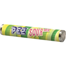 Pez Giant Sour Mix Roll 46g, sour candy with fruit flavour