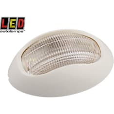 Led Autolamps 12/24V 76x52x24mm white clear running light