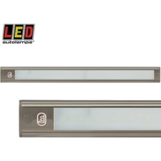 Led Autolamps 12V 410x40x11mm gray aluminum interior light with tactile switch