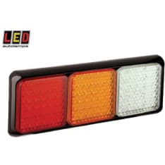 Led Autolamps 12/24V 278x100x28mm 3-part combination rear light reversing for 80 series