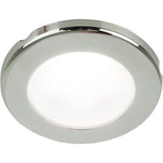 Euroled 75 12v lämmin valkoinen valo kromattu kuori