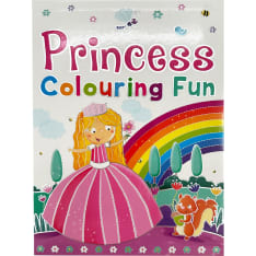 Princess & Unicorn Colouring Fun värityslehtiö (lajitelma)