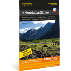 Calazo Kebnekaisefjällen tunturikartta 1:100 000
