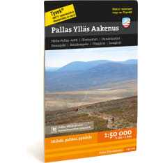 Calazo Pallas Ylläs Aakenus fell map 1:50,000