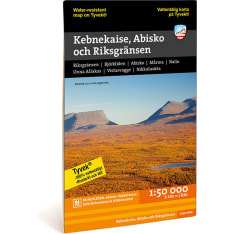 Calazo Kebnekaise, Abisko and Riksgränsen tunuri map 1:50,000