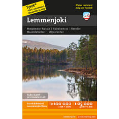 Calazo Lemmenjoki fell map 1:100,000+1:25,000
