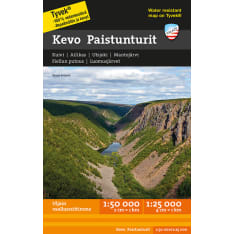 Calazo Kevo Paistunturi fells map 1:50,000+1:25,000