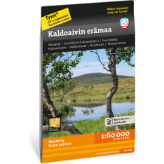 Calazo Kaldoaivin erämaa 1:60 000 Backcountry Ski Map