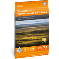 Calazo Kaaresuvanto, Tarvantovaara & Lätäseno 1:50 000 hiking map