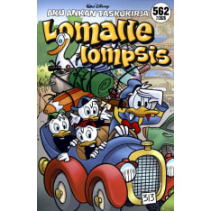 Aku Ankan Taskukirja uutuus Nro 562 7/2026 Lomalle Lompsis