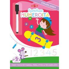 Tactic Opetellaan Numeroita pyyhittävä puuhakirja