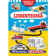 In motion - Stickers & things to do wooden book