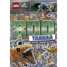 Lego Jurassic World 800 stickers wooden book