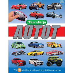 Autot tarrakirja - Yli 100 värikästä tarraa