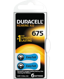 Duracell DA675 6kpl kuulokojeparisto Main Image