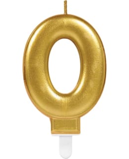 NUMEROKYNTTILÄ 0 KULLANVÄRINEN Main Image