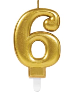 NUMEROKYNTTILÄ 6 KULLANVÄRINEN Main Image