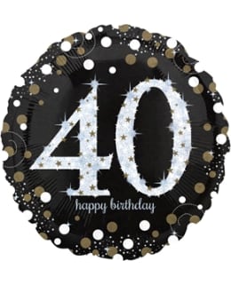 HAPPY BIRTHDAY 40 TAVALLINEN FOLIOPALLO Main Image