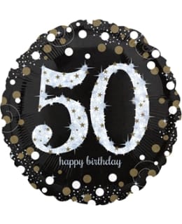 HAPPY BIRTHDAY 50 TAVALLINEN FOLIOPALLO Main Image