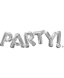 PARTY KIRJAIMET, PUHALLETTAVA FOLIOPALLO Main Image