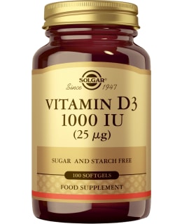 SOLGAR D3-VITAMIIN 25UG 100KAPS RAV.LISÄ Main Image