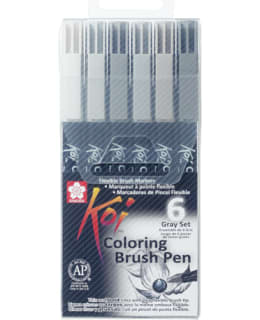SAKURA KOI COLOR BRUSH GREY 6-SETTI Main Image