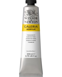 W&N GALERIA 644 WHITE 200ML AKRYYLIVÄRI Main Image