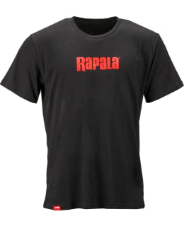 RAPALA BLACK RED LOGO T-PAITA M Main Image